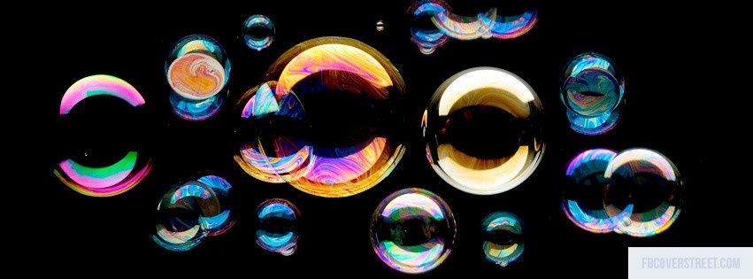 Colorful Bubbles Facebook cover