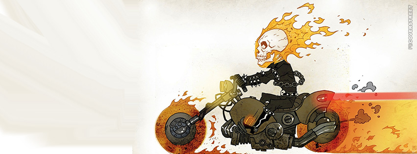 Ghost Rider Cartoon  Facebook Cover