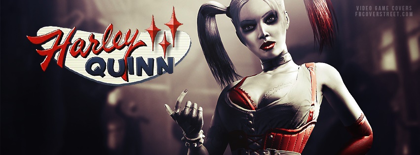 Harley Quinn Arkham City Facebook cover
