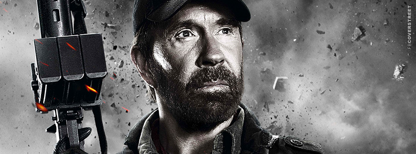 Chuck Norris The Expendables 2 Facebook cover