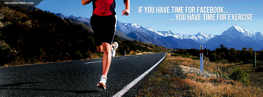 Time For Exercise Facebook cover