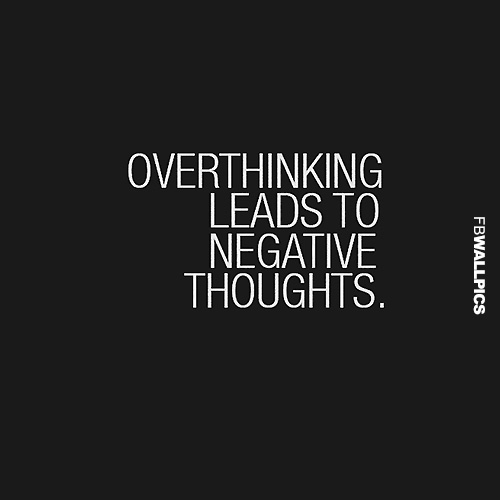 Overthinking Quote Facebook picture
