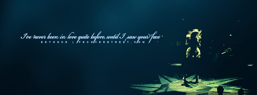 Beyonce Still In Love Quote Facebook cover