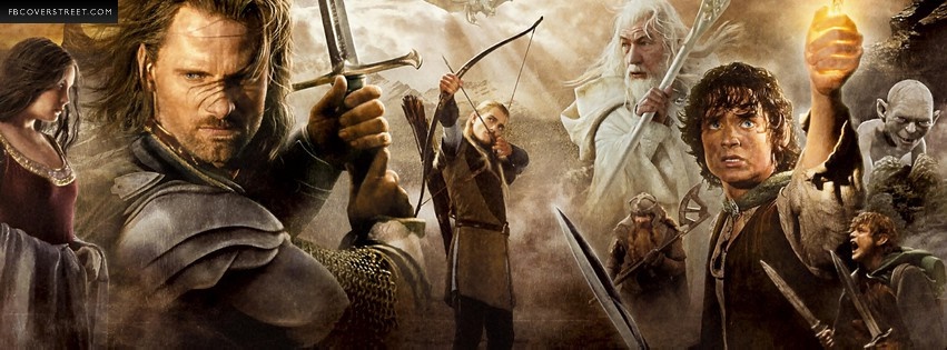 Lord of The Rings Movie Facebook cover