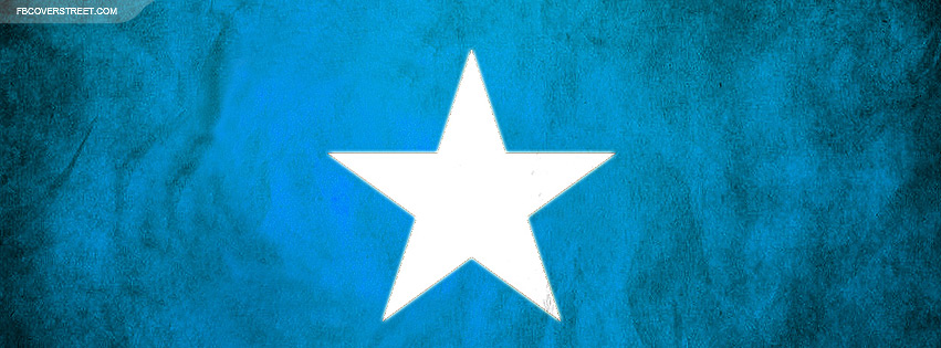Somalian Flag Grungey Facebook cover