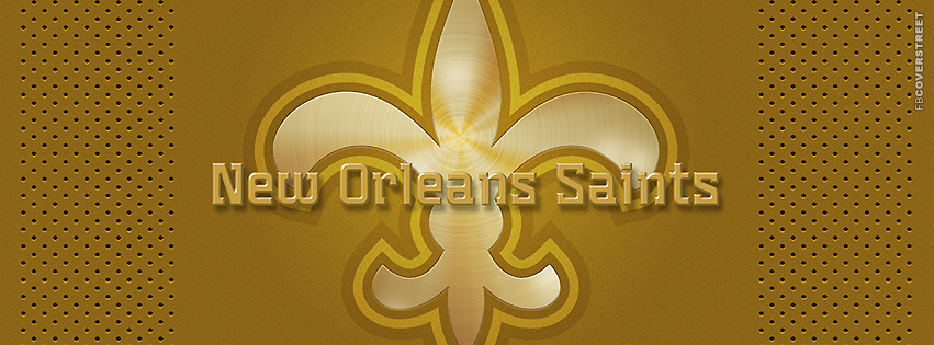 New Orleans Saints Golden Logo Facebook Cover