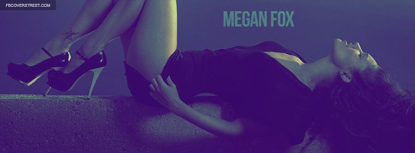 Megan Fox Sexy Model Facebook cover