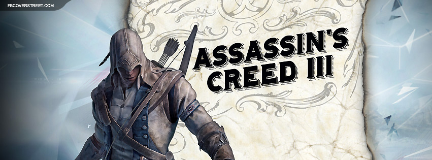 Assassins Creed Ripped Paper  Facebook Cover