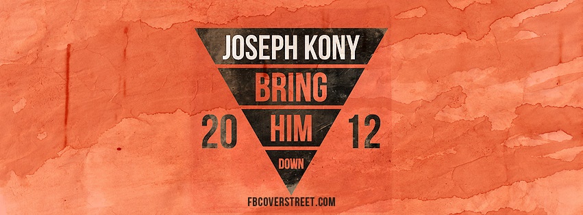 Bring Kony Down Facebook cover