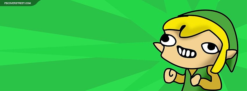 Link Cartoon Character Facebook cover