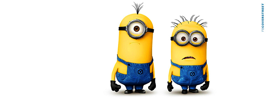 Despicable Me Confused Minions  Facebook cover