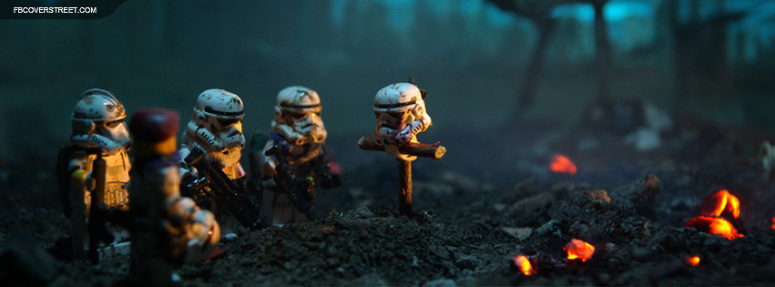 Lego Star Wars Funeral Facebook cover