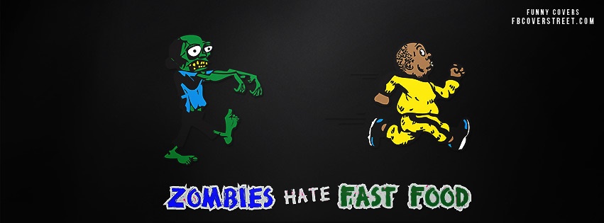 Zombies Hate Fast Food 2 Facebook Cover