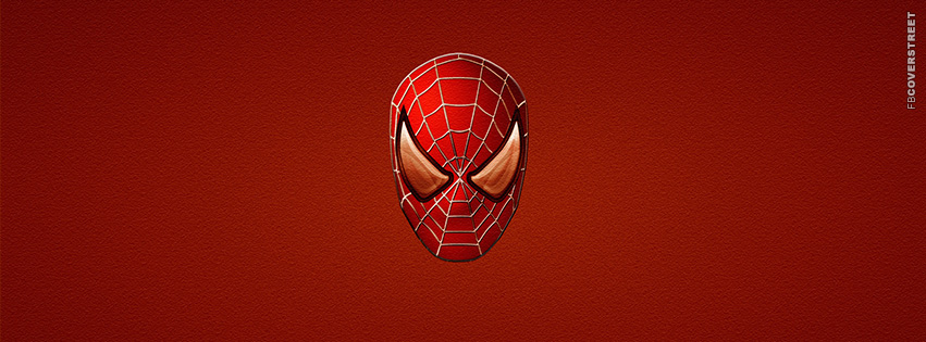 Spiderman Face  Facebook Cover