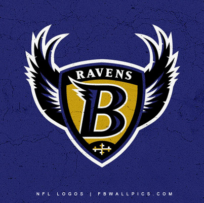 Baltimore Ravens Grungy Logo Facebook picture