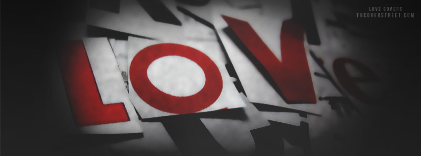 Love Letters Cutout Facebook Cover