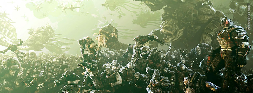 Gears of War Locust Army  Facebook Cover