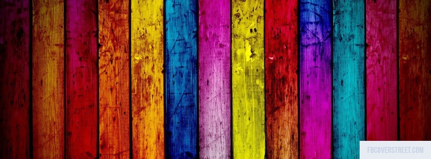 Colorful Stripes Facebook cover