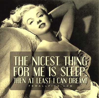 Marilyn Monroe The Nicest Thing Quote Facebook picture