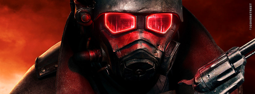 Fallout New Vegas Gas Mask  Facebook Cover