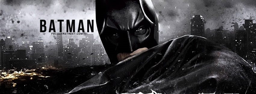 The Dark Knight Rises Batman Facebook cover