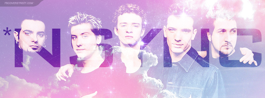 Nsync Clouds Band Photo Facebook Cover