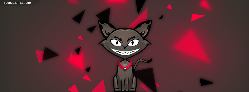 Evil Cat Facebook cover