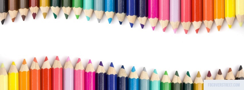 Color Pencils 8 Facebook cover