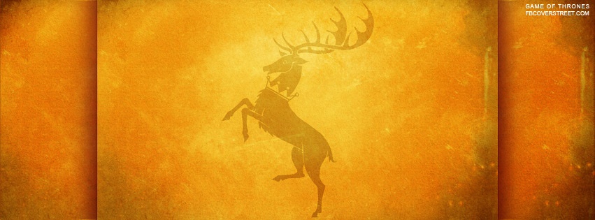 Game of Thrones House of Baratheon Logo Facebook cover