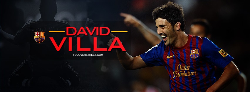 David Villa Facebook cover