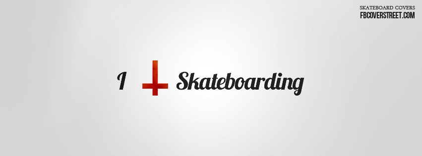 I Cross Skateboarding Facebook Cover