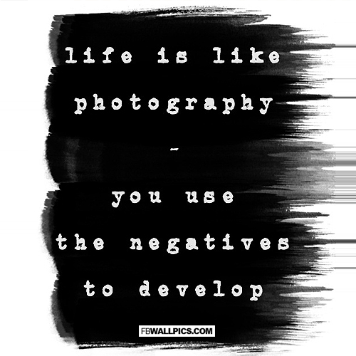Using The Negatives of Life To Develop  Facebook picture
