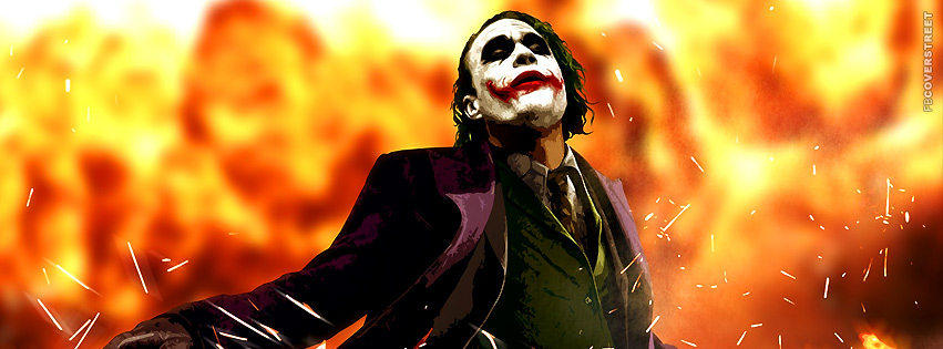 The Joker Psychotic Ecstasy  Facebook Cover