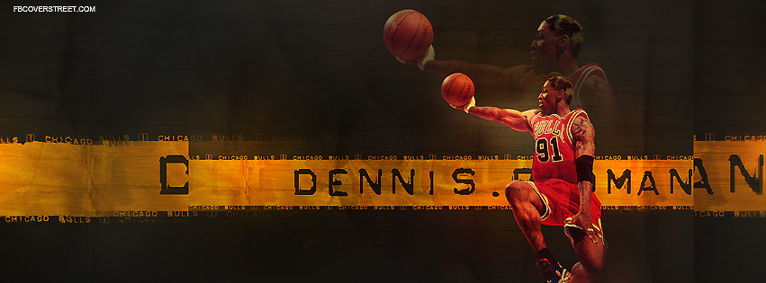Dennis Rodman Chicago Bulls Facebook cover