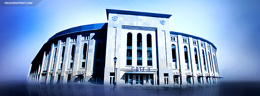 Yankees Stadium Blue Facebook cover
