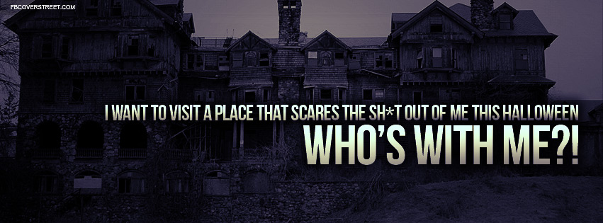 Visit A Scary Place This Halloween Facebook cover