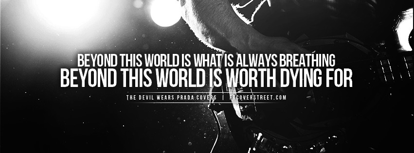The Devil Wears Prada Beyond This World Facebook cover