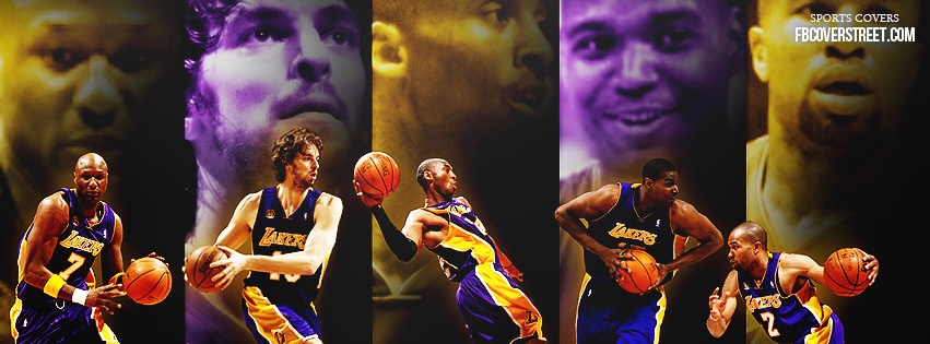 Lakers Team Facebook Cover