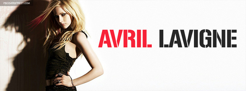 Avril Lavigne Singer Facebook cover