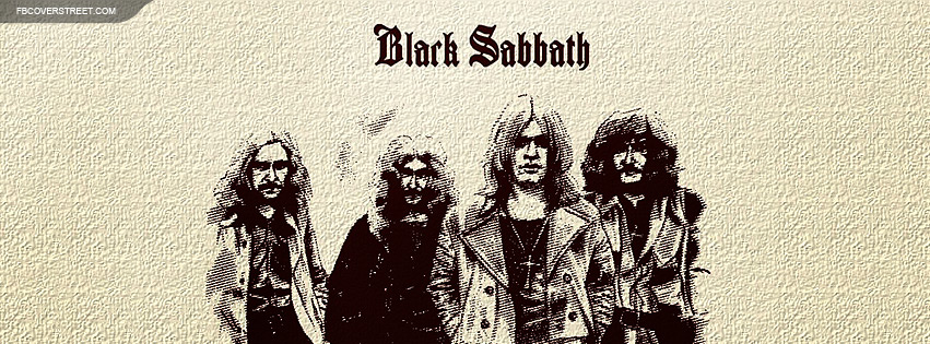 Black Sabbath Drawing Facebook cover
