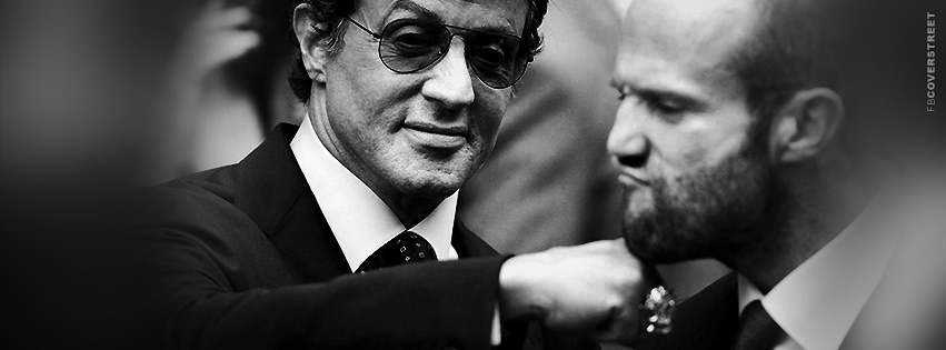 Stallone and Statham  Facebook cover