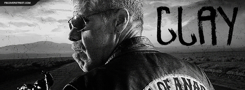 Sons of Anarchy Clay Facebook cover