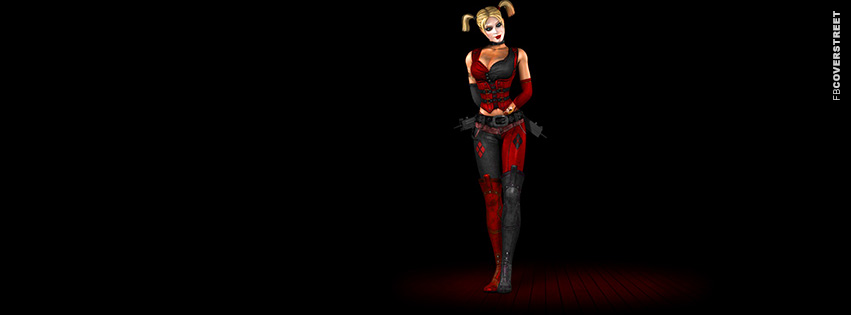 Harley Quinn Batman Arkham City  Facebook Cover