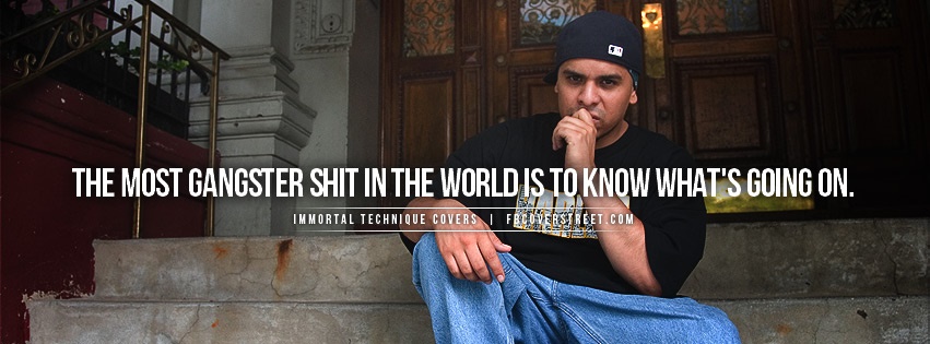 Immortal Technique Know Whats Going On Facebook cover
