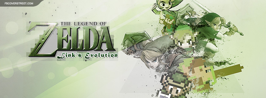The Legend of Zelda Links Evolution Facebook cover