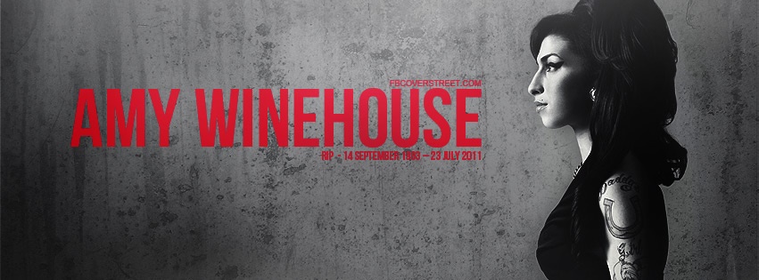 Amy Winehouse 2 Facebook cover