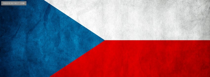 Czech Republic Flag Facebook cover