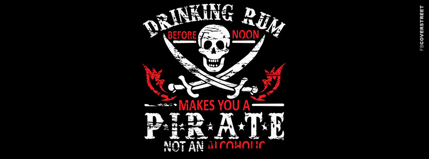 Drinking Rum  Facebook Cover