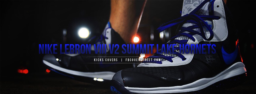 Nike LeBron VIII V2 Summit Lake Hornets Facebook cover