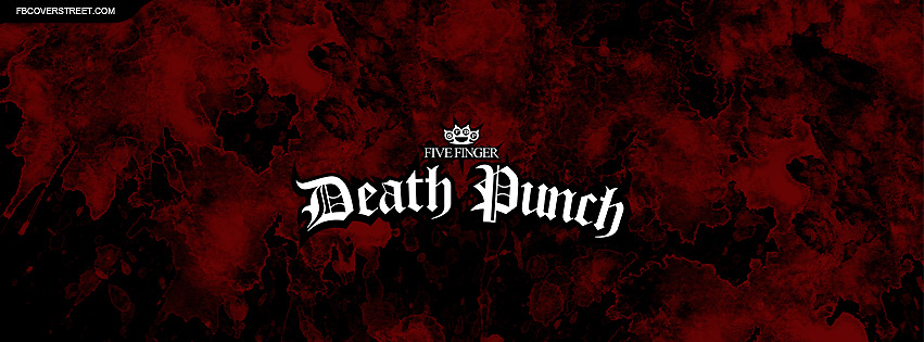 Five Finger Death Punch Bloody Logo Facebook cover